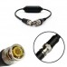 Coaxial Video Ground Loop Isolator Balun BNC Male to Female for CCTV Camera