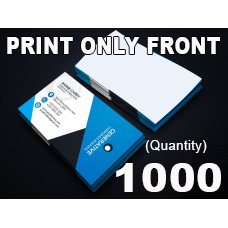 1000 BUSINESS CARDS - GLOSS - FRONT NO BACK