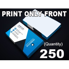 250 BUSINESS CARDS - GLOSS - FRONT NO BACK