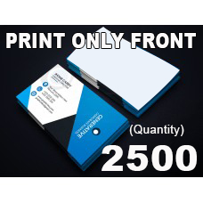 2500 BUSINESS CARDS - GLOSS - FRONT NO BACK