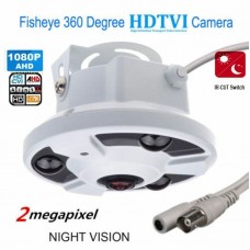 5MP AHD HD CVI TVI 1080P CCTV wired Camera 160° Panoramic Fisheye 