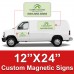 Magnetic Sign Cars 38" x 24" (Design Included)