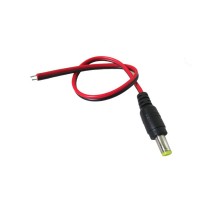 Male DC Power Connector Cable Plug Wire CCTV